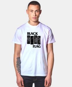 Black Flag Member Stripe T Shirt