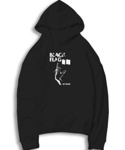 Black Flag My Rules Middle Finger Hoodie