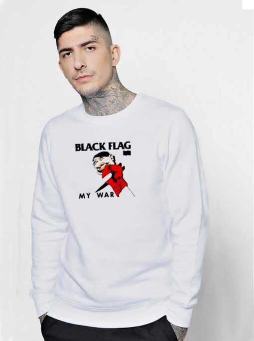 Black Flag My War Knife Sweatshirt