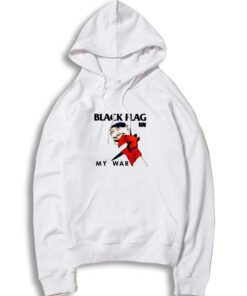 Black Flag My War Knife Hoodie