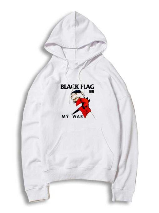 Black Flag My War Knife Hoodie