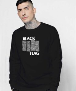 Black Flag My War Quote Sweatshirt
