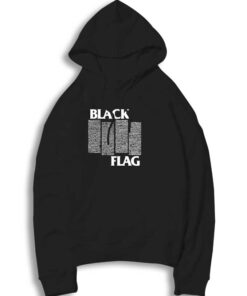 Black Flag My War Quote Hoodie