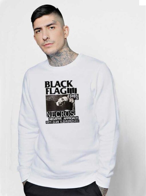 Black Flag Necros Sept 3 Sweatshirt