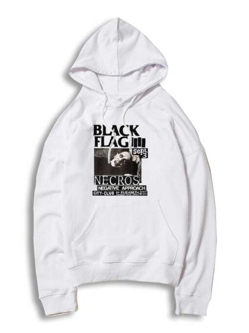 Black Flag Necros Sept 3 Hoodie