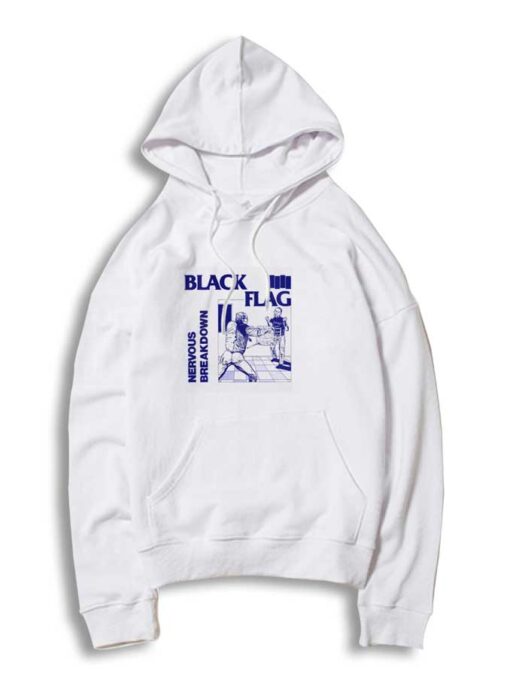 Black Flag Nervous Breakdown Logo Hoodie