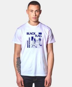 Black Flag Nervous Breakdown Logo T Shirt