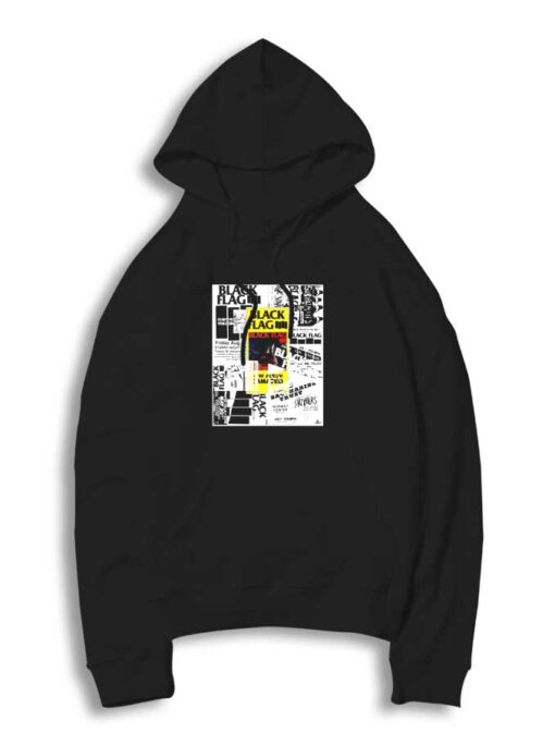 Black Flag Sticker Hoodie