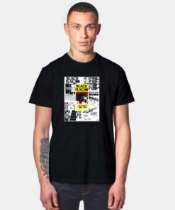 Black Flag Sticker T Shirt