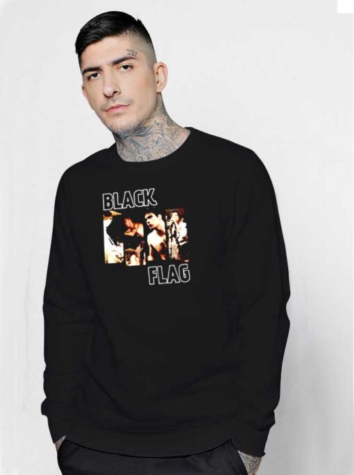 Black Flag Vintage Photo Sweatshirt