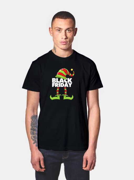 Black Friday Elf Squad Christmas T Shirt