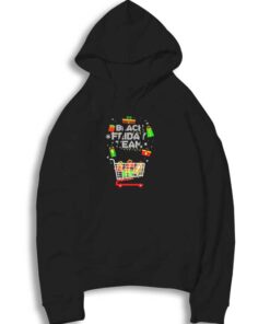 Black Friday Team Shopping Cart Christmas Hoodie