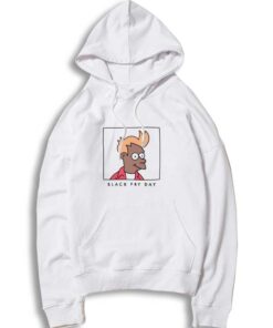 Black Fry Day Cartoon Hoodie