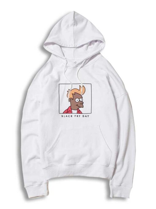 Black Fry Day Cartoon Hoodie