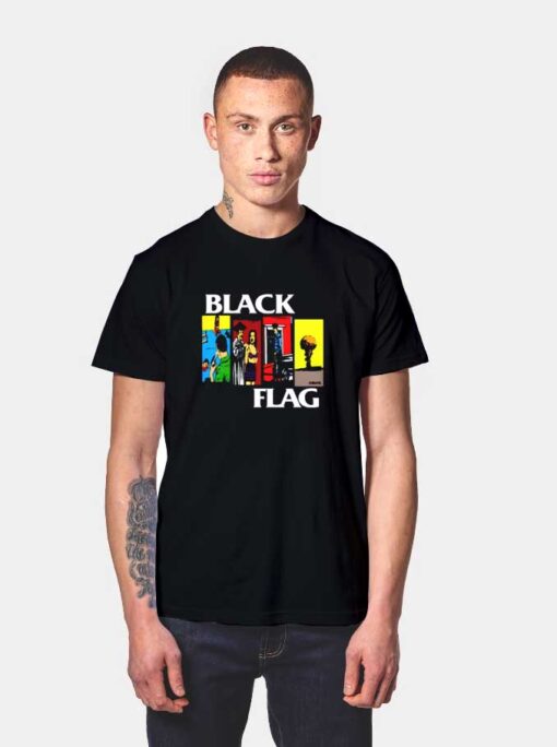 Blackman Life Black Flag T Shirt