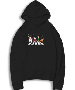 Christmas Road Santa and Friends Hoodie