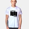 Corona Virus COVID 19 Black Flag T Shirt