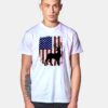 Deer Hunter Vintage America Flag T Shirt