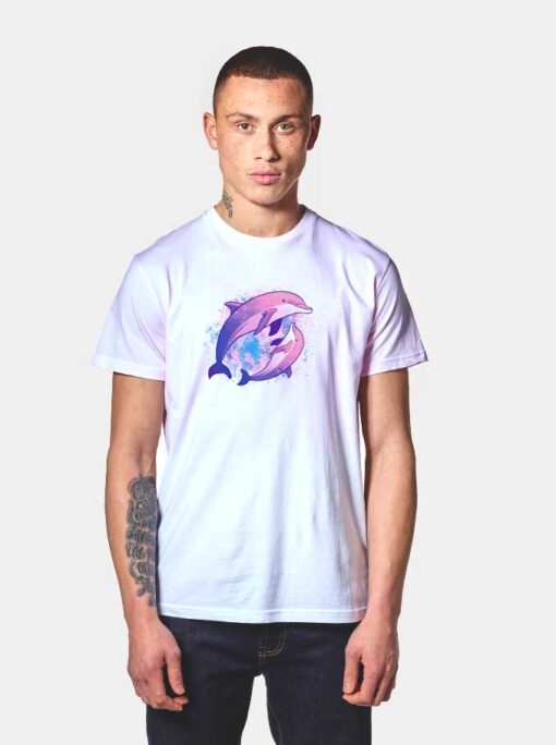 Dolphin Parent And Child T Shirt