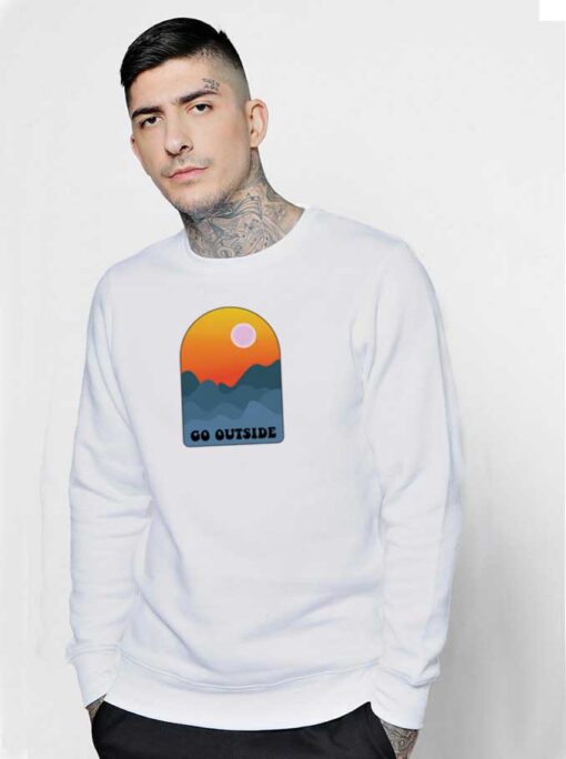 Go Outside Patagonia Sunset Sweatshirt