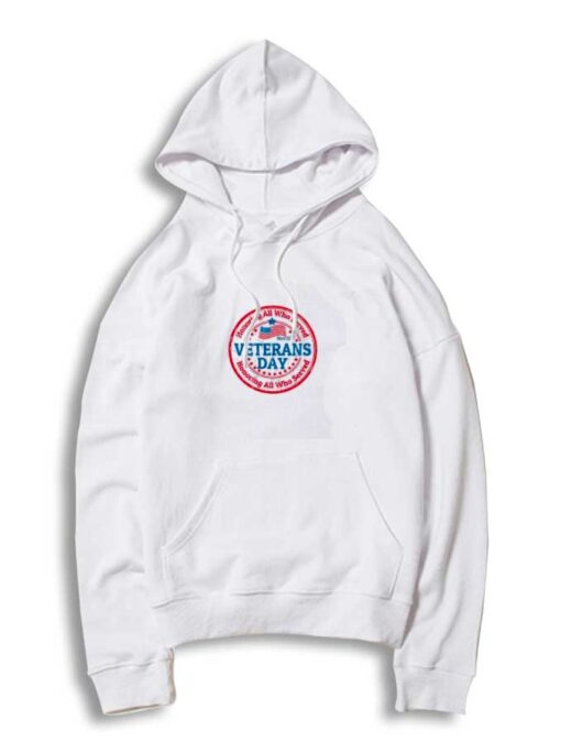 Honoring Veteran Day Logo Hoodie