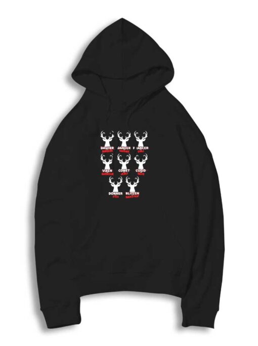 Hunter Santa's Reindeer Target List Hoodie