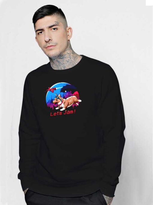 Let's Jam Cowboy Bebop Dog Sweatshirt