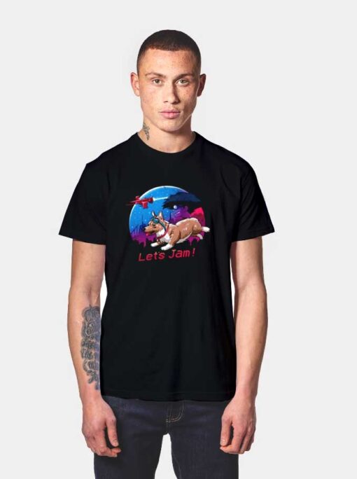 Let's Jam Cowboy Bebop Dog T Shirt