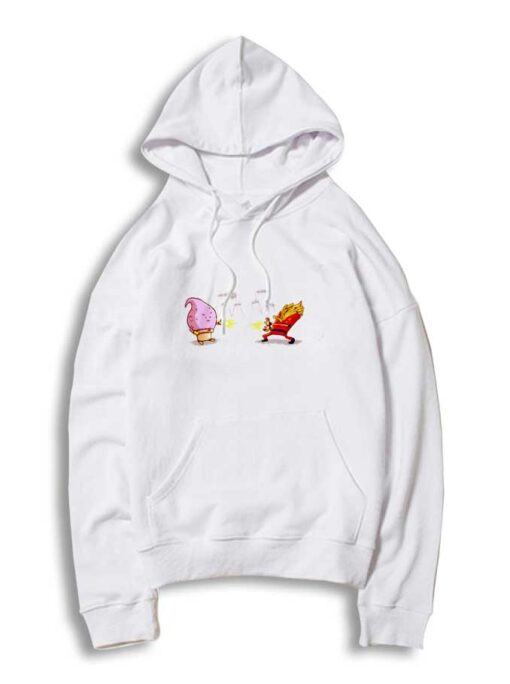 Majin Buu And Goku Dragon Food Hoodie