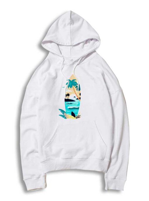 Make Waves Surfing Board Dolphin Hoodie