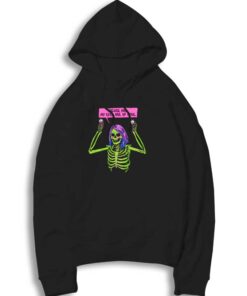 My Eyes Are Up Here Skeleton Hoodie