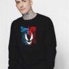 No Way Home Mask Symbiote Sweatshirt