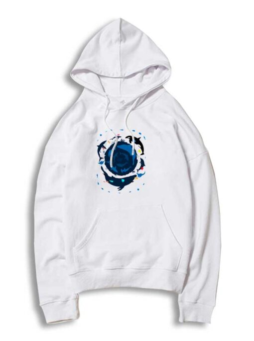 Ocean 360 Dolphin Shark Whale Hoodie