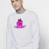 Pink Girl Power Among Us Sweatshirt