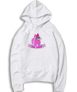 Pink Girl Power Among Us Hoodie