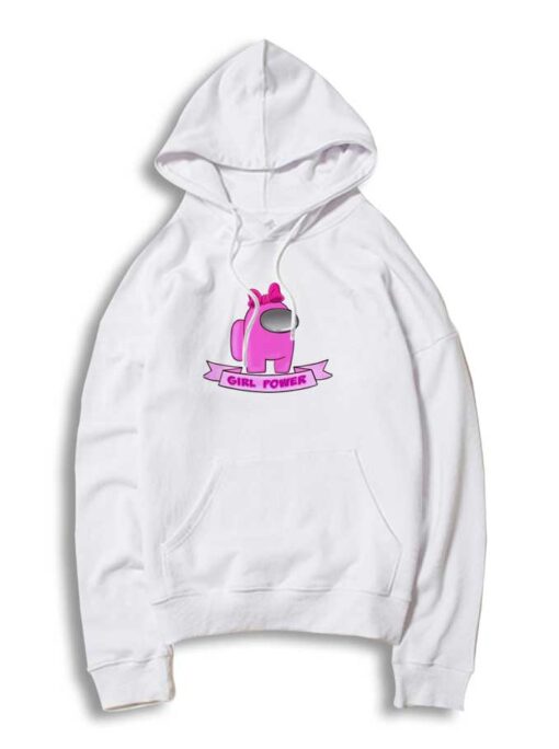 Pink Girl Power Among Us Hoodie