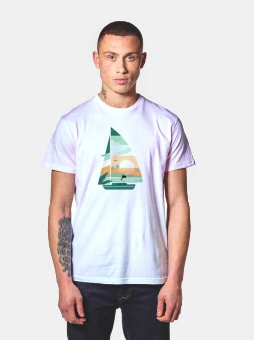 Set Sail On Dolphin Sea T Shirt