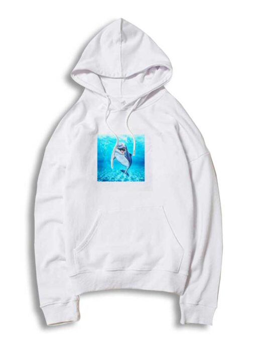 Smiling Dolphin Under the Water Hoodie