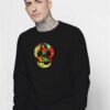 Spooky Skull Halloween Logo Sweatshirt