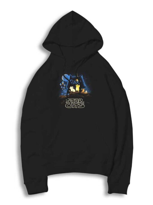 Star Cats Wars Darth Catder Hoodie