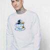 The Great Kanagawa Tea Cup Sweatshirt