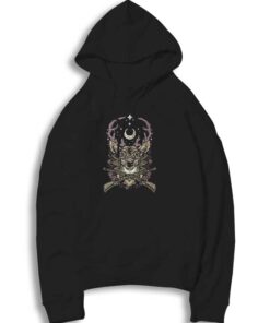 Vintage Deer Hunter Moonlight Hoodie