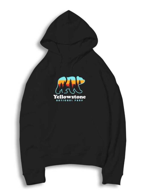 Yellowstone National Park Bear Logo Hoodie