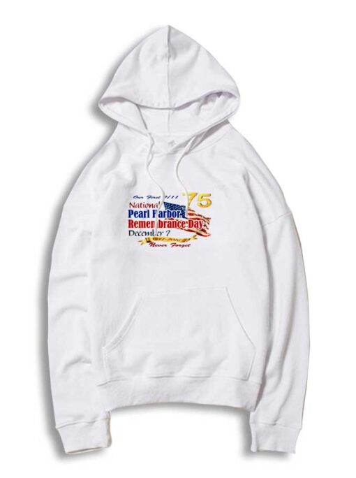 75th Anniversary Poster Pearl Harbor Hoodie