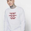 All Spiderman Cast Name Sweatshirt