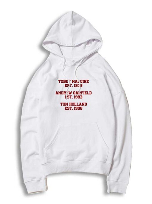 All Spiderman Cast Name Hoodie