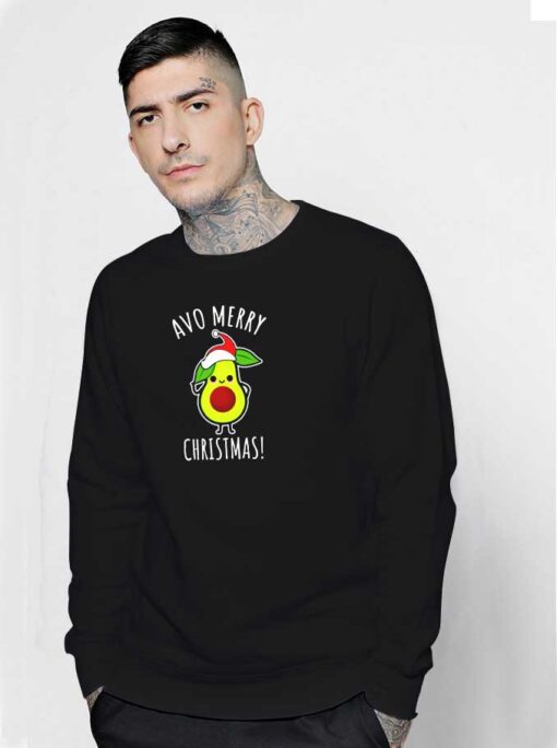 Avocado Merry Christmas Sweatshirt