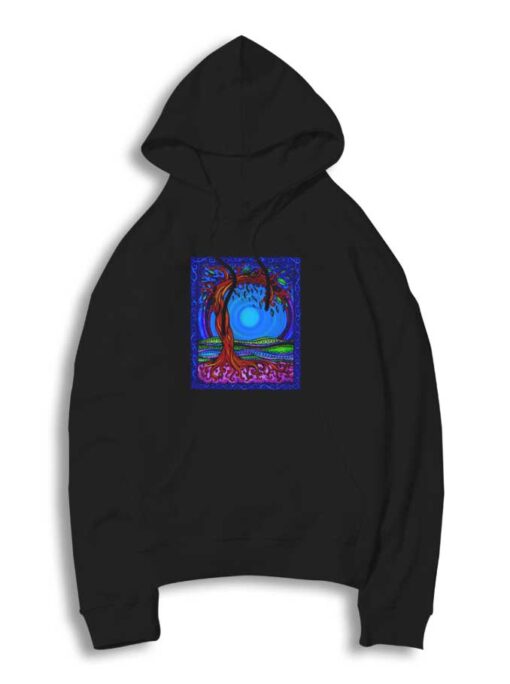 Blue Moon On The Tree Hoodie