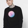 Blue Moon Pink Circle Sweatshirt