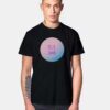 Blue Moon Pink Circle T Shirt